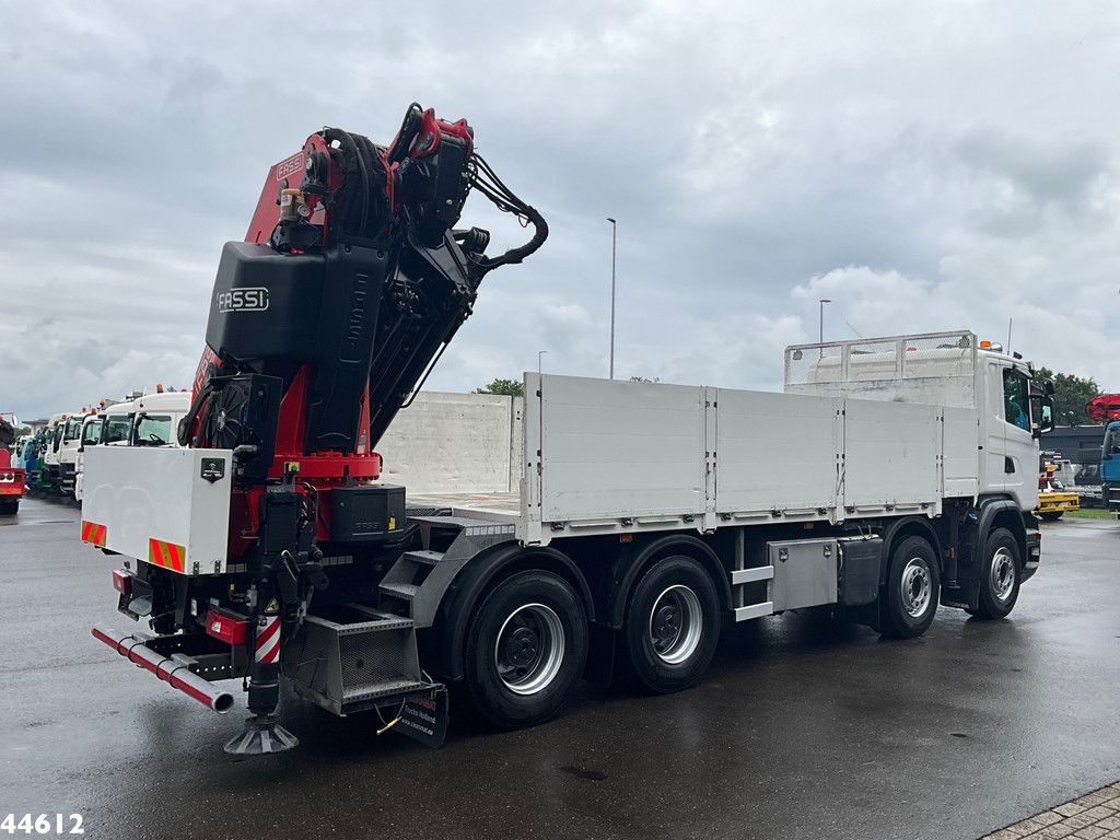 Scania G 450 8x4 Euro 6 Fassi 66 Tonmeter laadkraan + Fly-jib Just 176.555 Km!