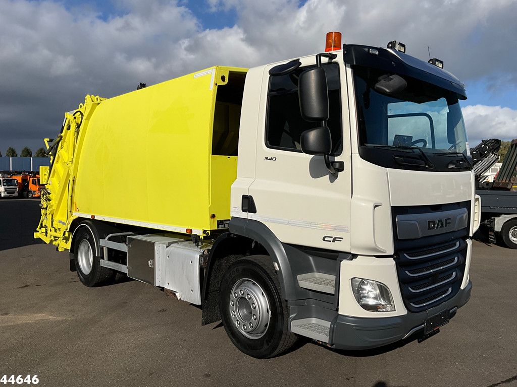 DAF FA CF 340 Euro 6 NTM 15m³ + PM 4 Tonmeter laadkraan