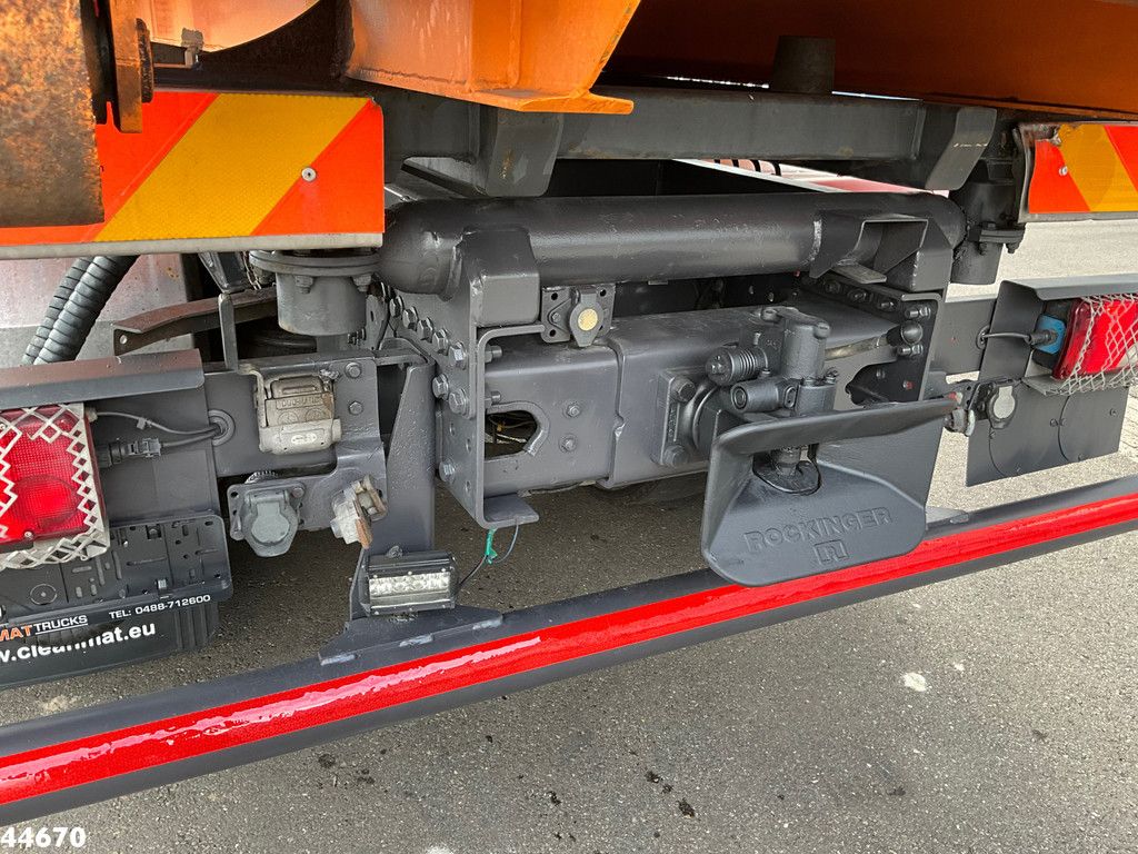 Scania P 320 HMF 12 Tonmeter Z-kraan + Kipper 11m³