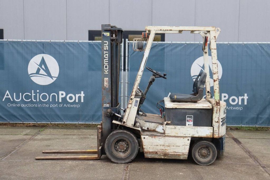 Komatsu FB15-5 Elektro-Gabelstapler, Baujahr 1990