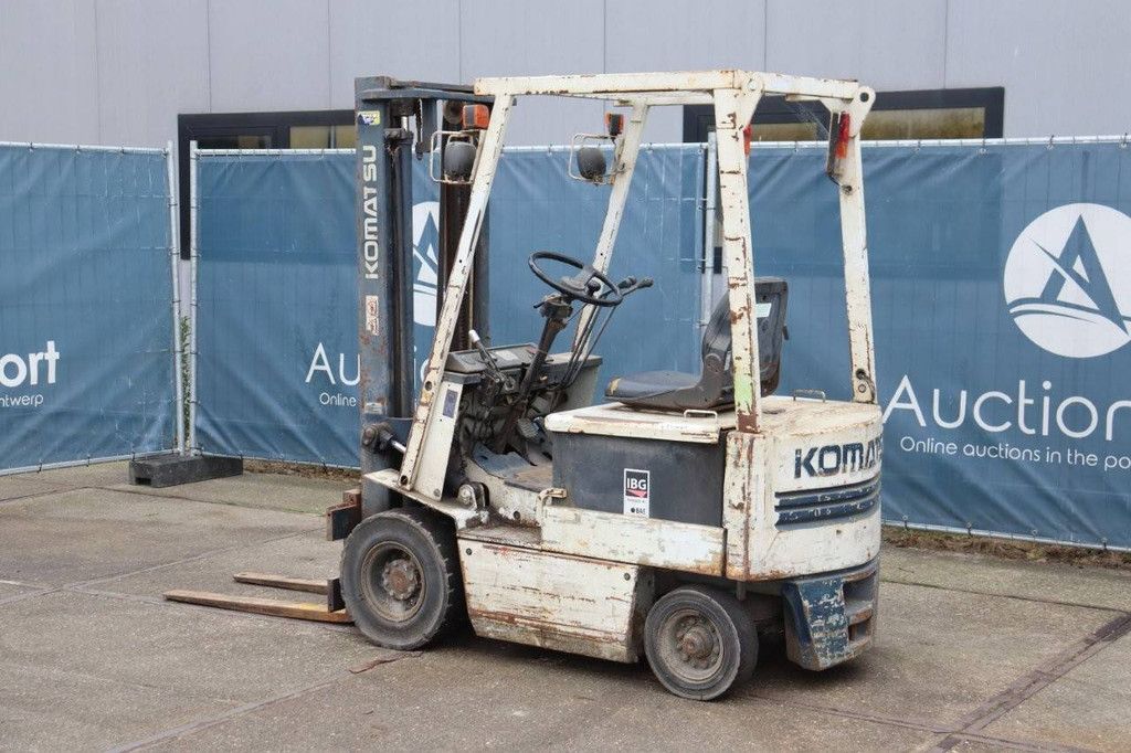 Komatsu FB15-5 Elektro-Gabelstapler, Baujahr 1990