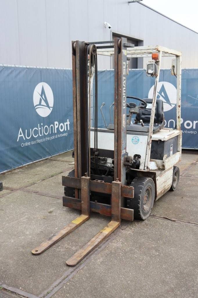 Komatsu FB15-5 Elektro-Gabelstapler, Baujahr 1990