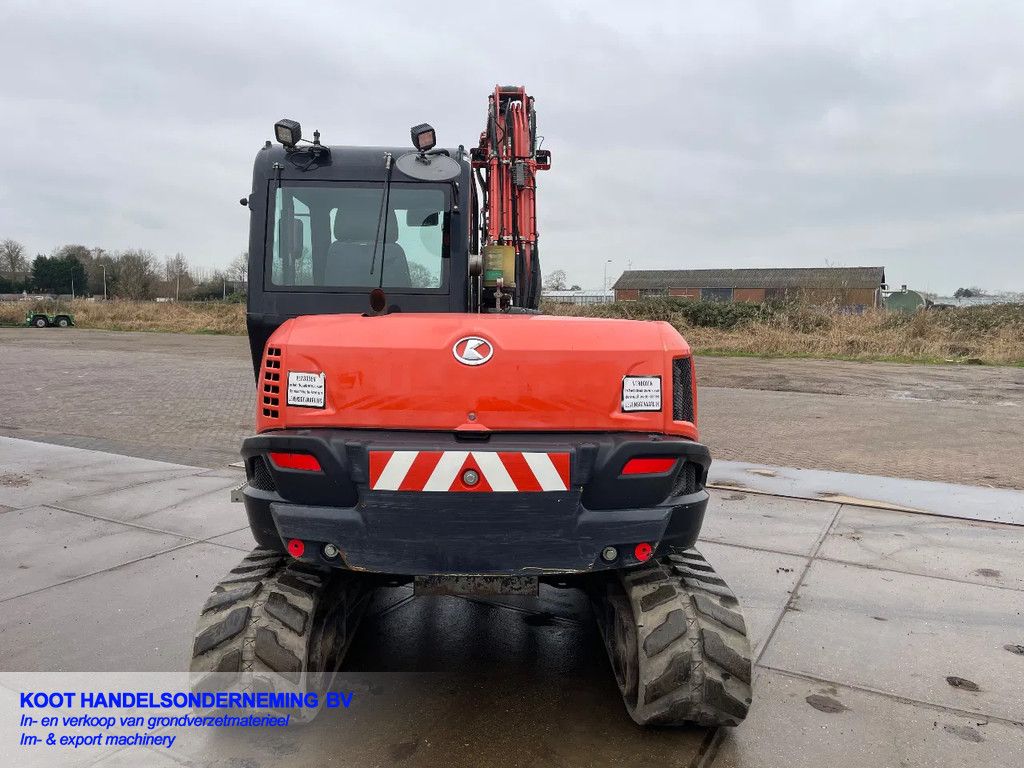 Kubota KX 080-4 Engcon-5 Buckets!-Grease system