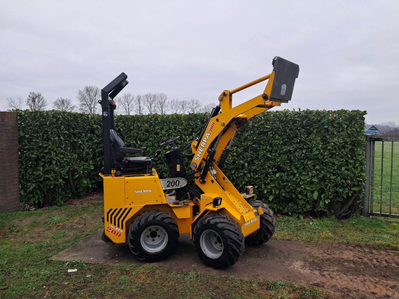 Sherpa 200 / Mini shovel / Loader / Kubota / Kniklader / Knikmop