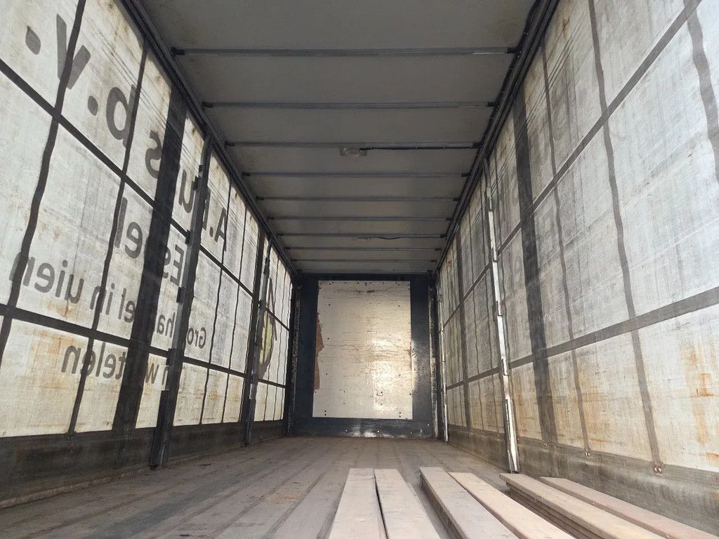 PACTON TRAILERS 3 as schuifzeil Apk, liftas, deuren achter, 40 mm trekoog