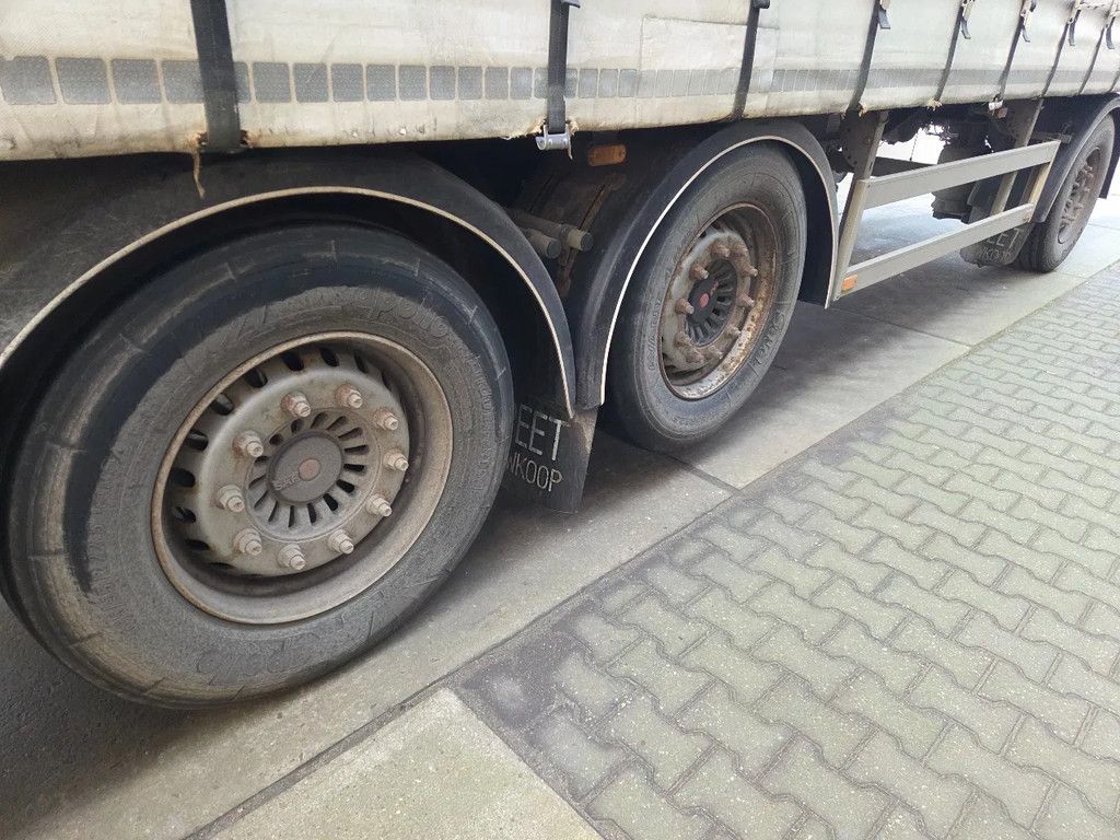 PACTON TRAILERS 3 as schuifzeil Apk, liftas, deuren achter, 40 mm trekoog