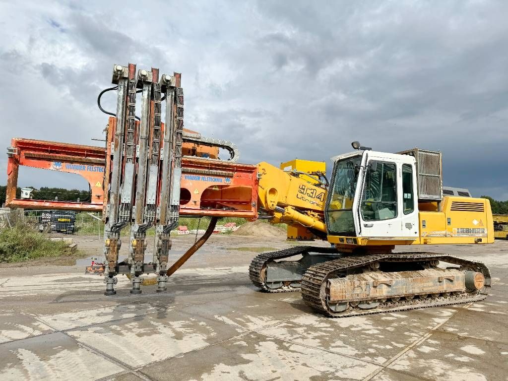 Liebherr R934 HDS Litronic - Wimmer Jura Luna 3.322 Drill