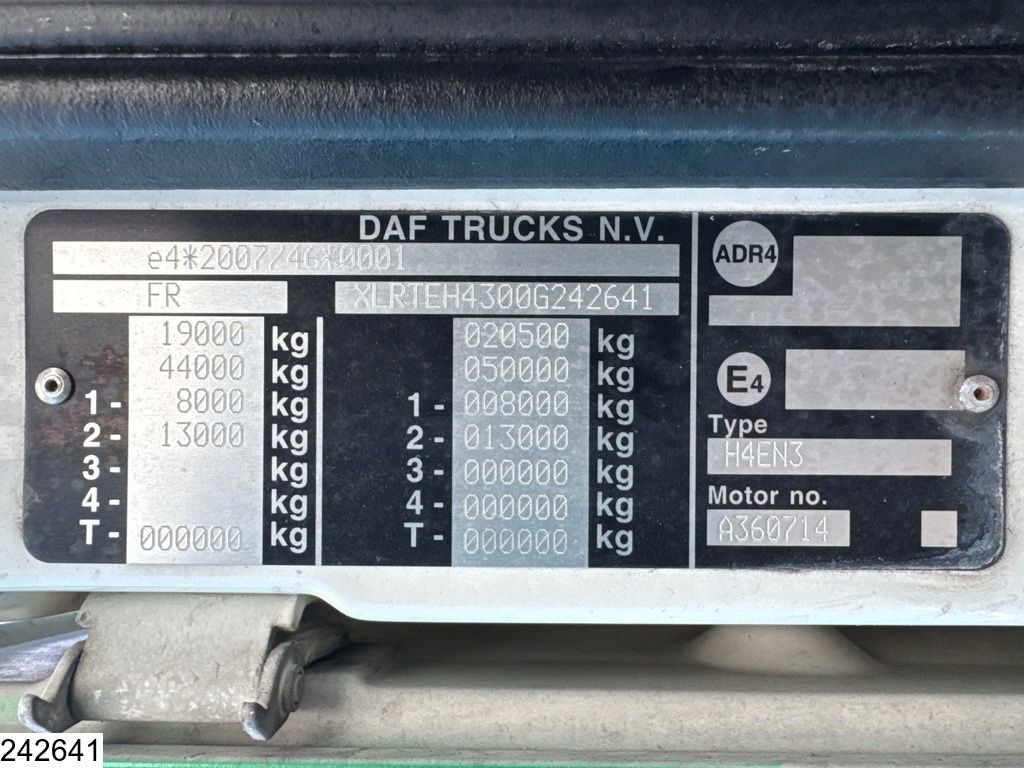 DAF XF 480 EURO 6, Standairco, ACC