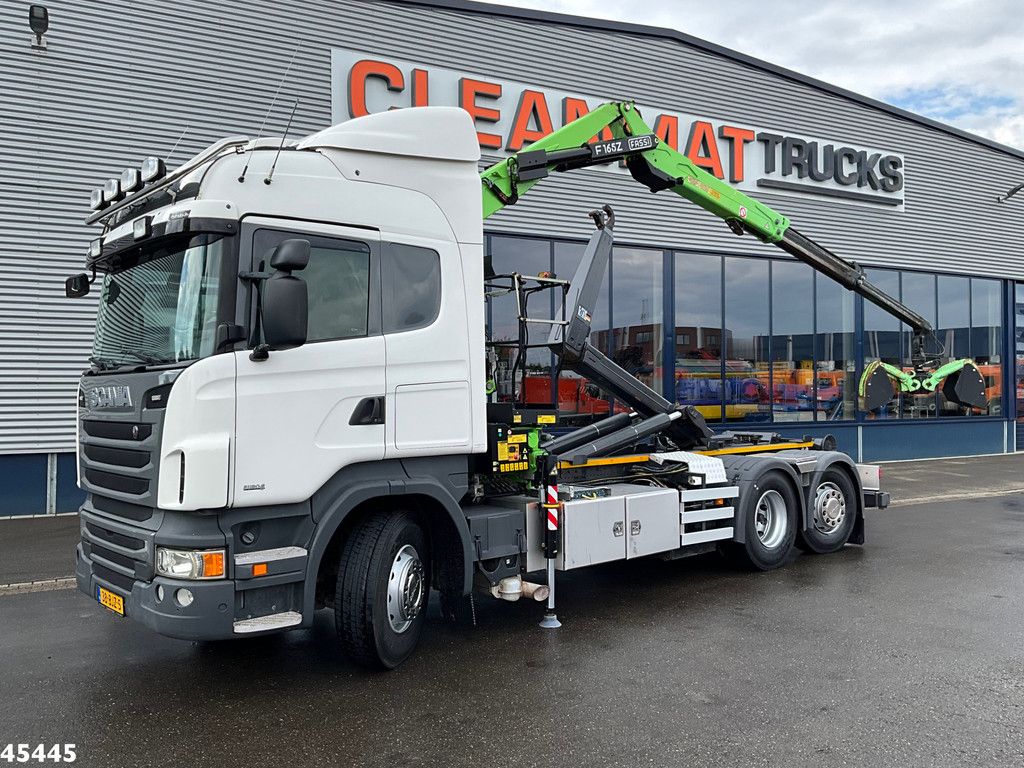 Scania R 440 Euro 6 Retarder Fassi 16 Tonmeter Z-kraan (bouwjaar 2018)