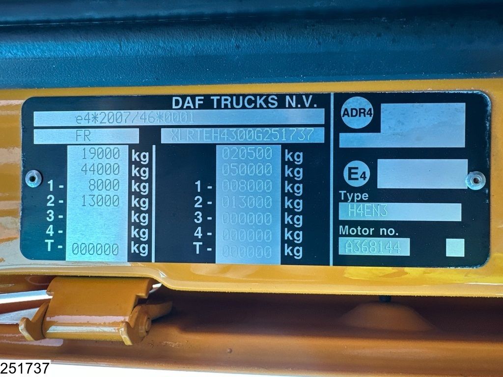 DAF XF 480 EURO 6, ACC, Standairco