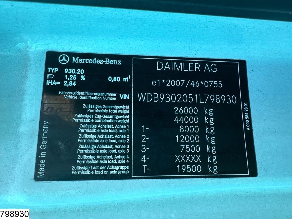 Mercedes Actros 2532 EURO 5, MBB, Carrier Supra 850