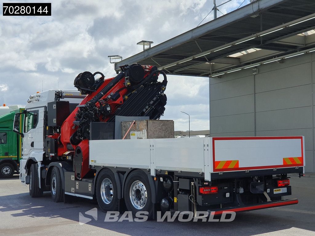 MAN TGS 35.520 8X4 Palfinger PK135.002 TEC 7 Kran Crane Hydrodrive Lift+steering axle Navi LED Euro 6