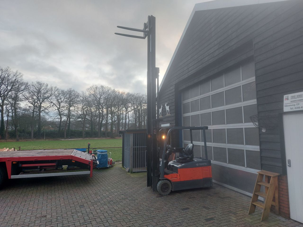 Toyota 7FBEF18 triplex sideshift 2008