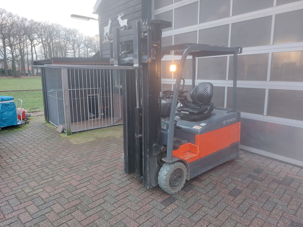 Toyota 7FBEF18 triplex sideshift 2008