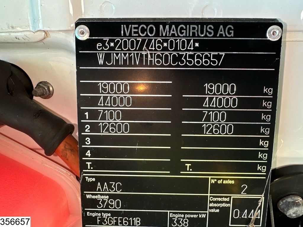 Iveco Stralis 460 EURO 6, Retarder, PTO, LOHR, Standairco