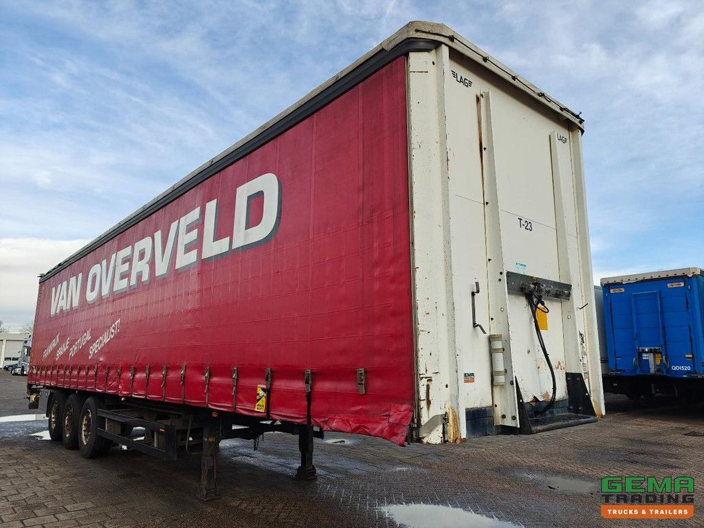 LAG O-3-40 03 3-axle SAF - Curtain Sider/Sliding roof - Disc brakes - Hardwood floor - Toolbox