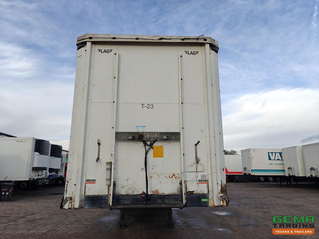 LAG O-3-40 03 3-axle SAF - Curtain Sider/Sliding roof - Disc brakes - Hardwood floor - Toolbox
