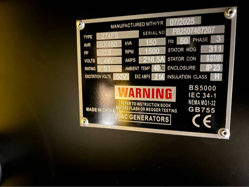 Generator RTE 7748 Diesel 2025 NEU