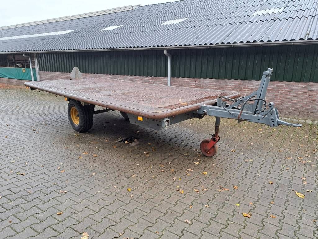 Eigenbouw Platte wagen enkelas