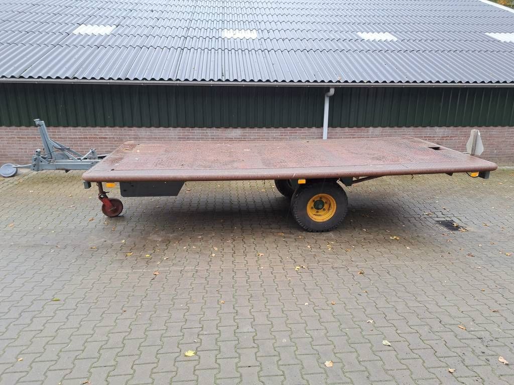 Eigenbouw Platte wagen enkelas