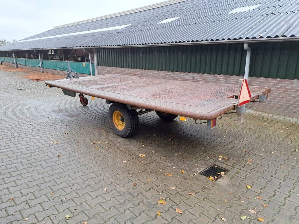 Eigenbouw Platte wagen enkelas