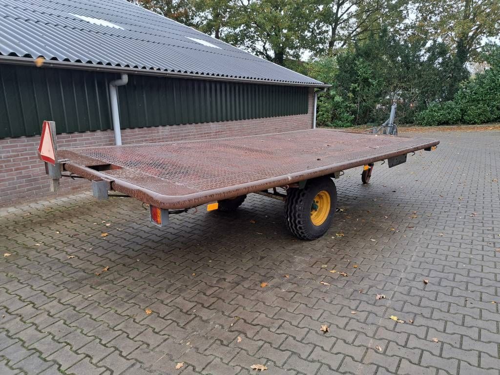 Eigenbouw Platte wagen enkelas