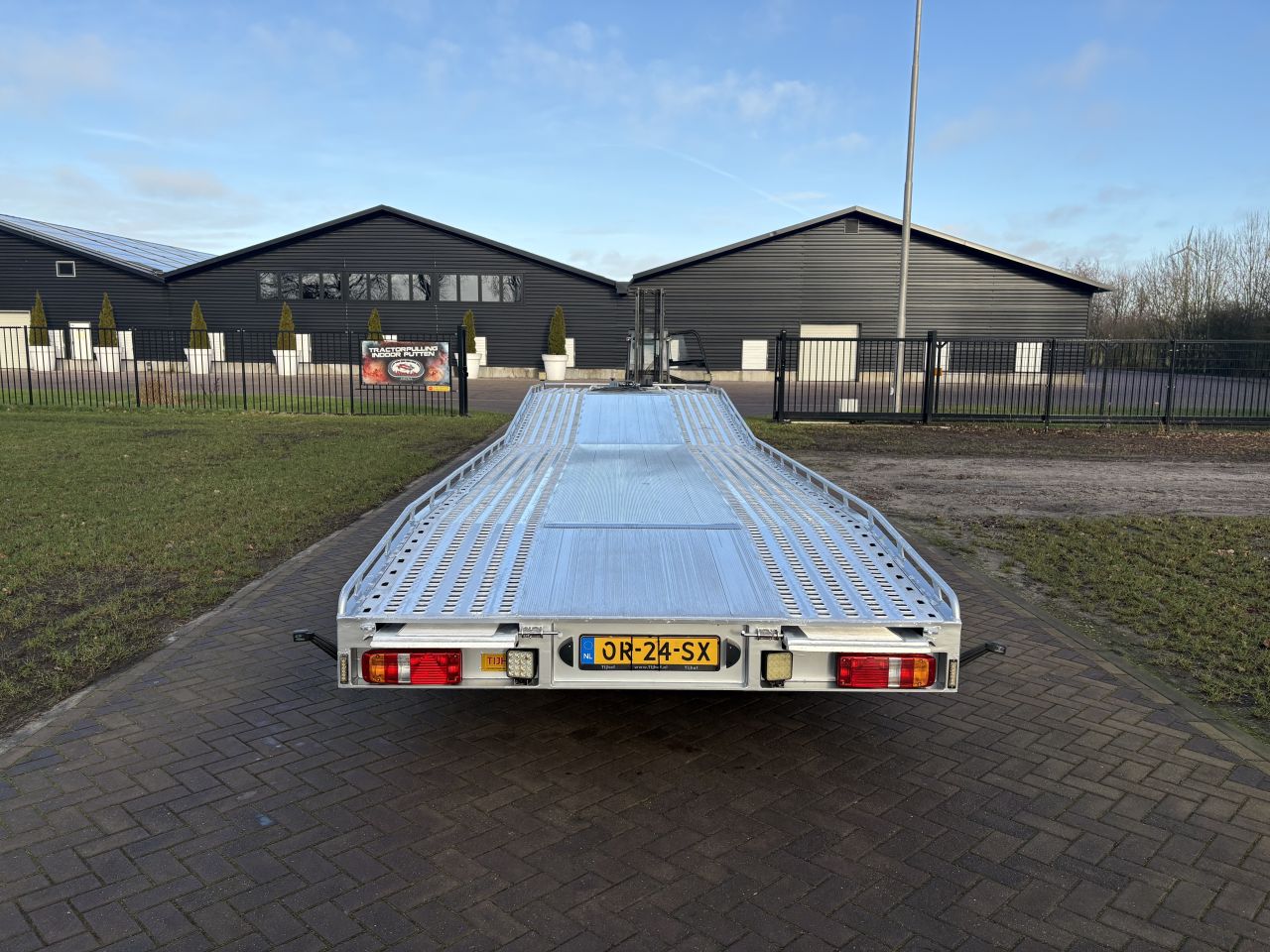 Be oplegger autotransporter Tijhof 5 ton (2019)