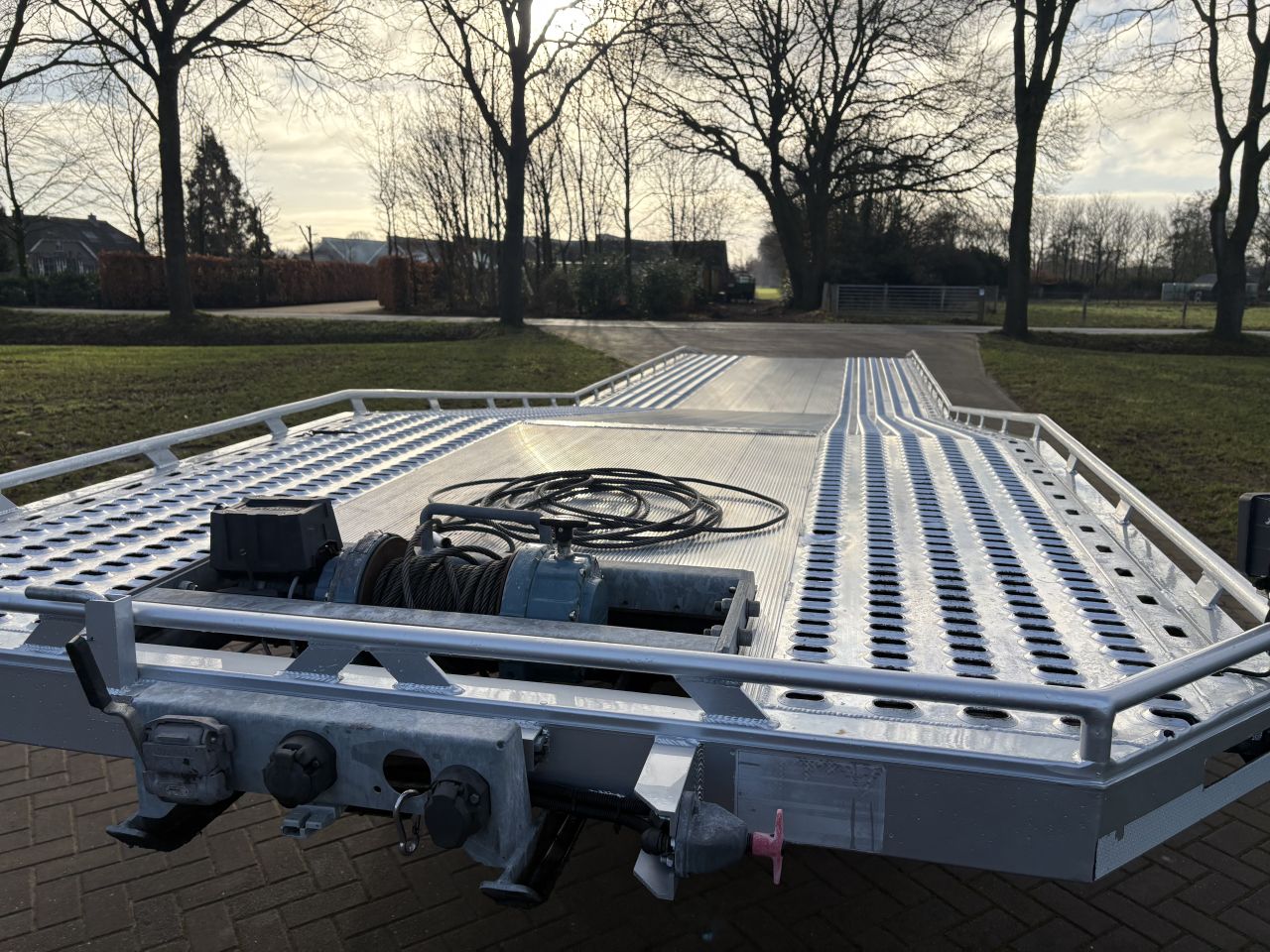 Be oplegger autotransporter Tijhof 5 ton (2019)