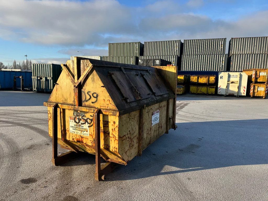 KTK 9m3 puinhuisje portaal en kabel systeem