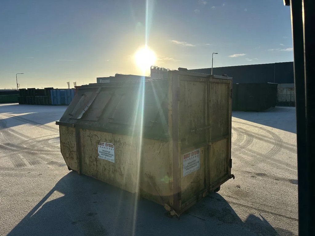 KTK 9m3 puinhuisje portaal en kabel systeem