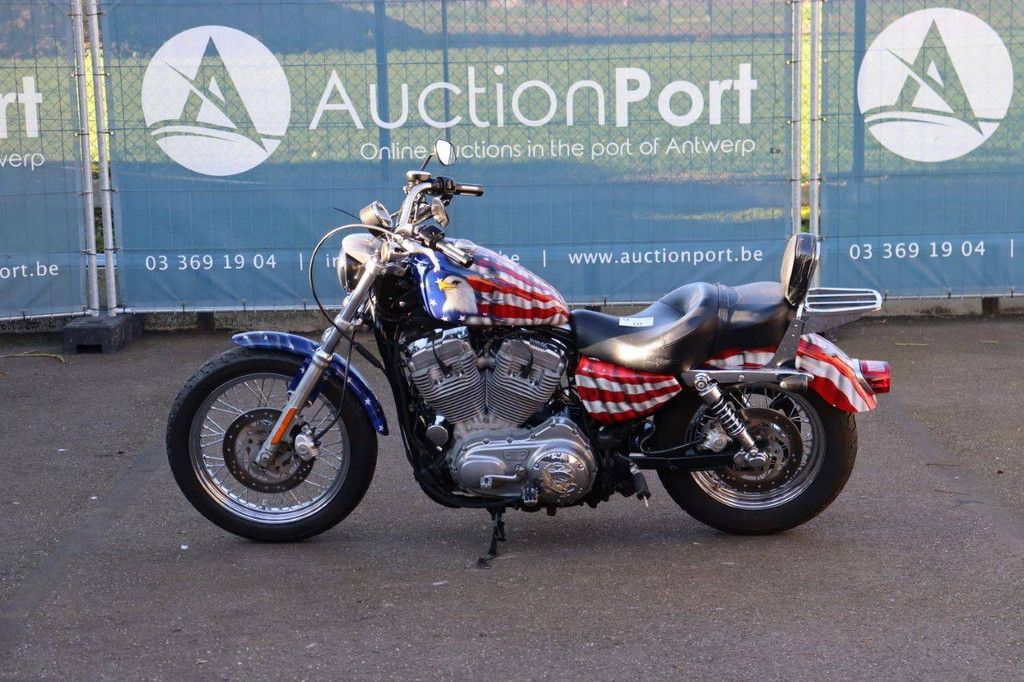 Motorcycle Harley-Davidson Sporter XL 883 Petrol 2008