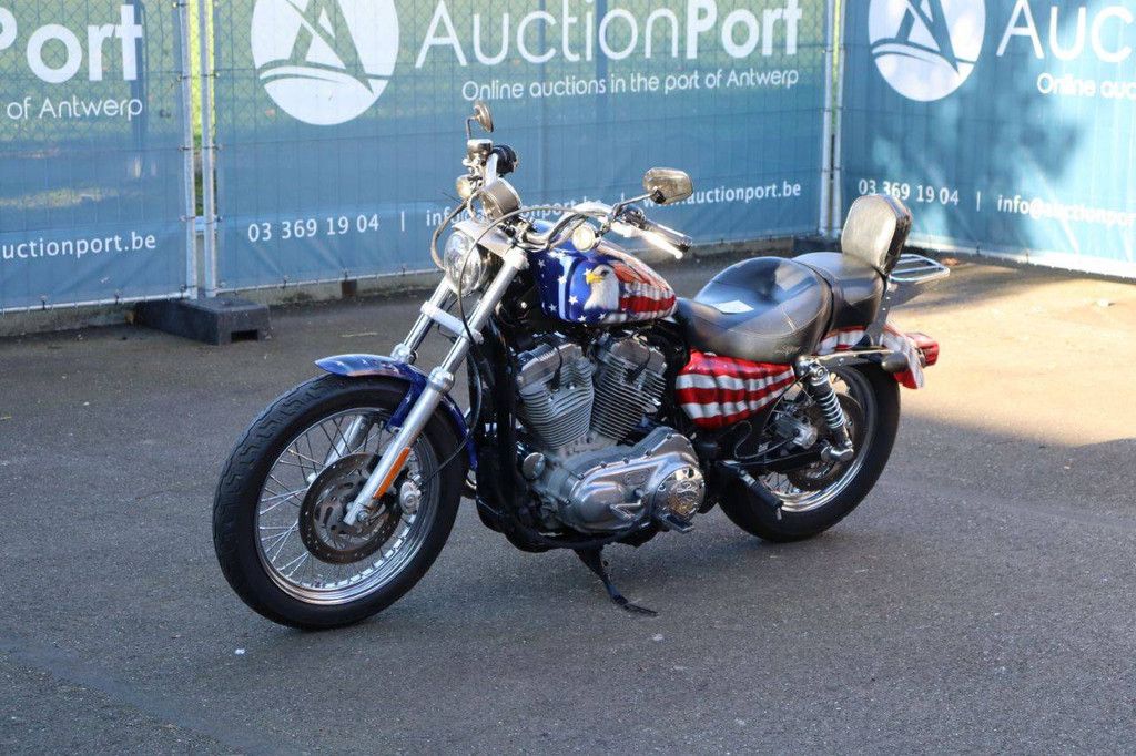 Motorcycle Harley-Davidson Sporter XL 883 Petrol 2008