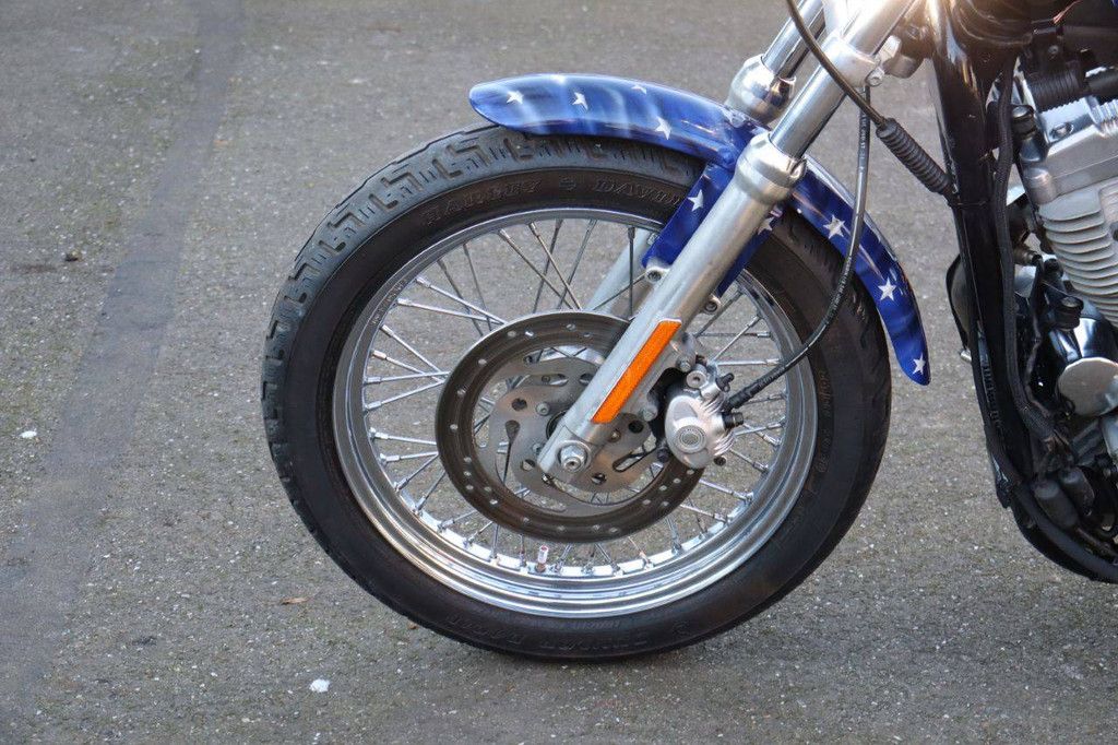 Motorcycle Harley-Davidson Sporter XL 883 Petrol 2008