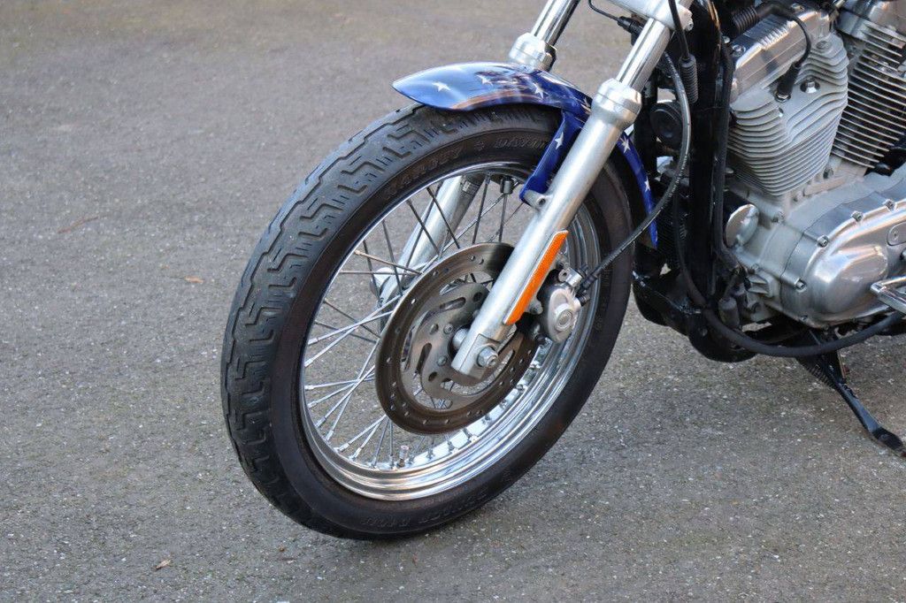 Motorcycle Harley-Davidson Sporter XL 883 Petrol 2008