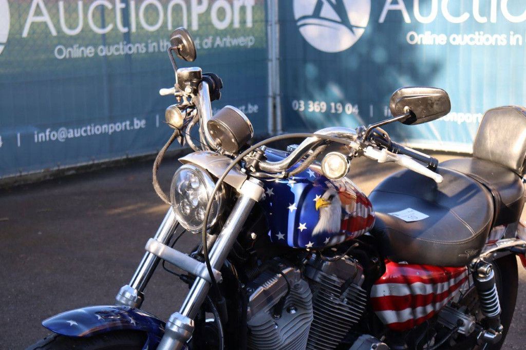 Motorcycle Harley-Davidson Sporter XL 883 Petrol 2008