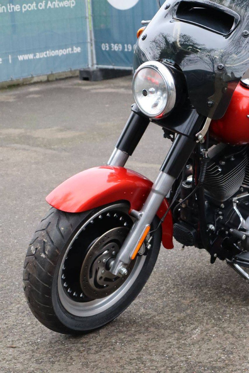 Motorcycle Harley-Davidson Fat Boy Lo Petrol 2014