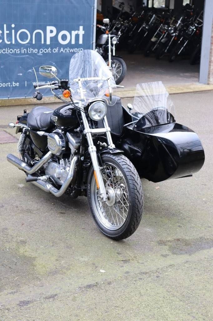 Motorcycle Harley-Davidson Sporster XL883 + Side Car Petrol 2009