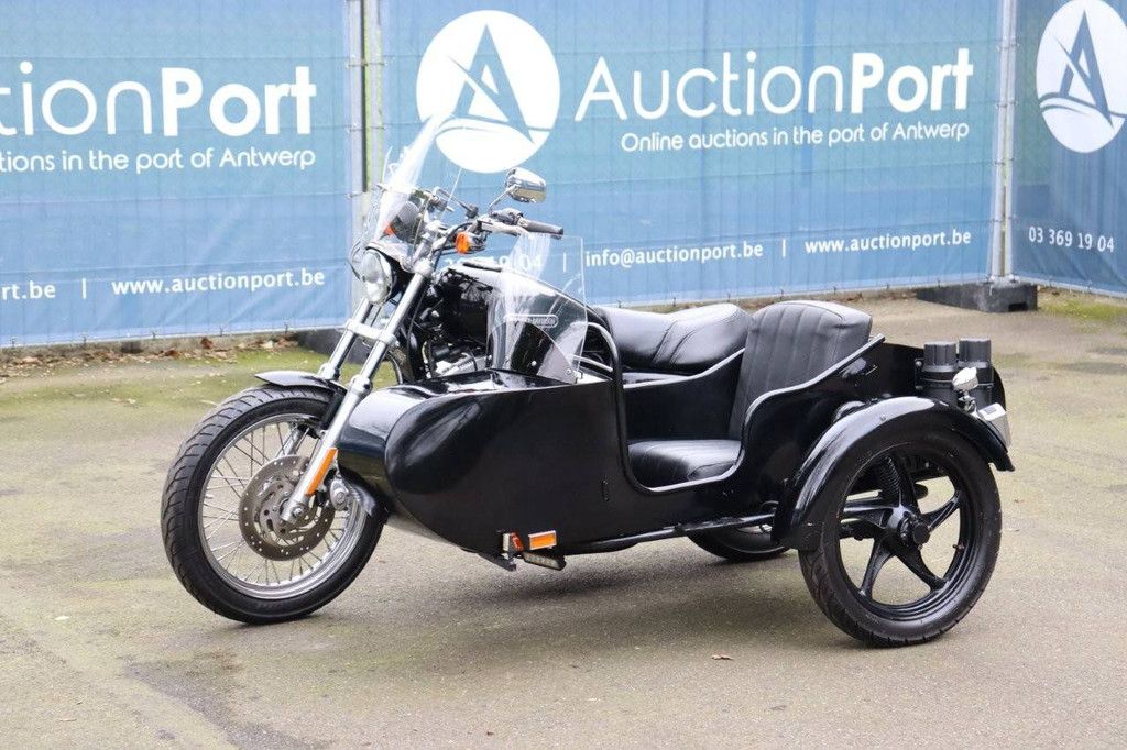 Motorcycle Harley-Davidson Sporster XL883 + Side Car Petrol 2009