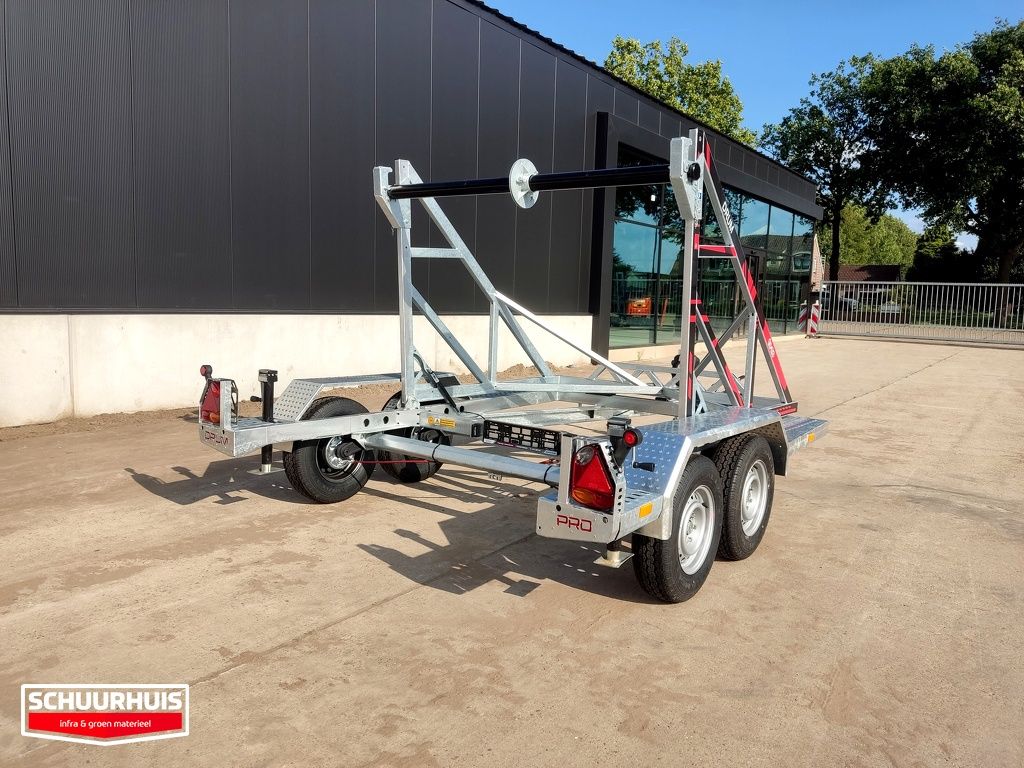 Haspelwagen TA-NO kantelbaar tandemasser 2 assen 2700kg & 3500KG