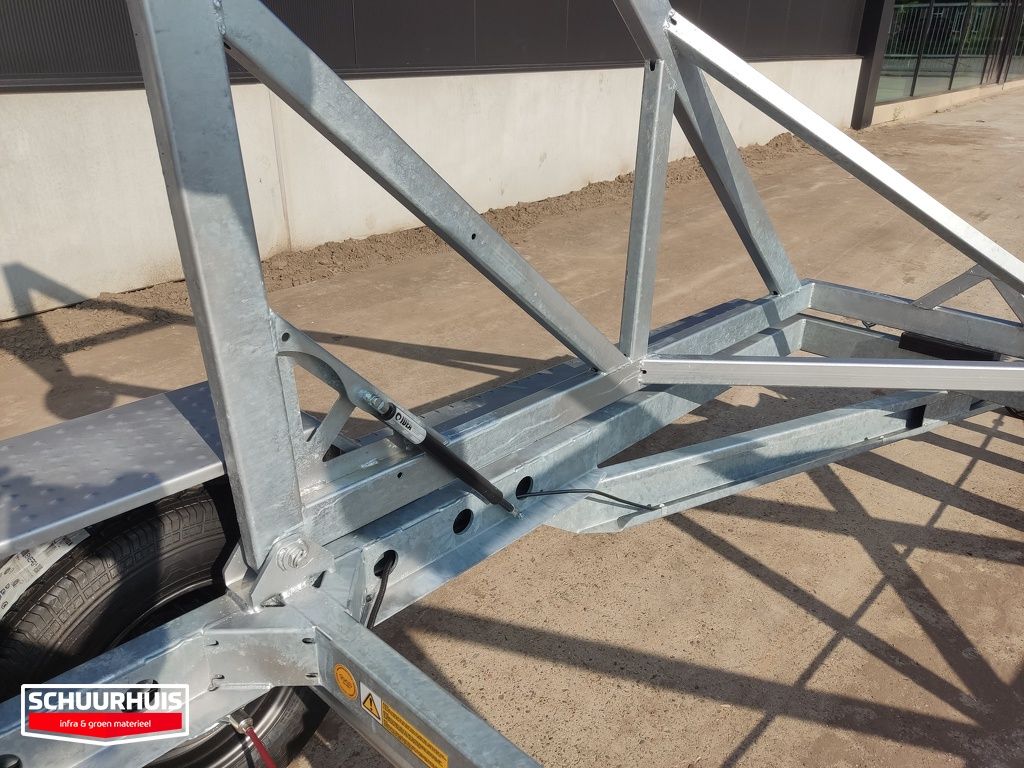 Haspelwagen TA-NO kantelbaar tandemasser 2 assen 2700kg & 3500KG