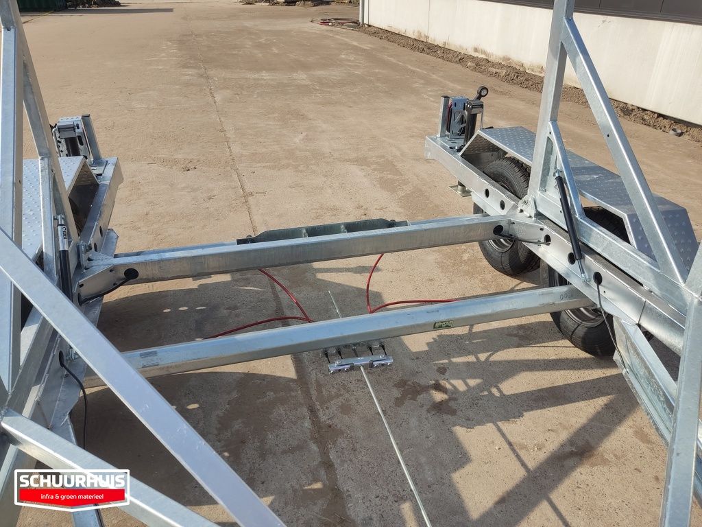 Haspelwagen TA-NO kantelbaar tandemasser 2 assen 2700kg & 3500KG