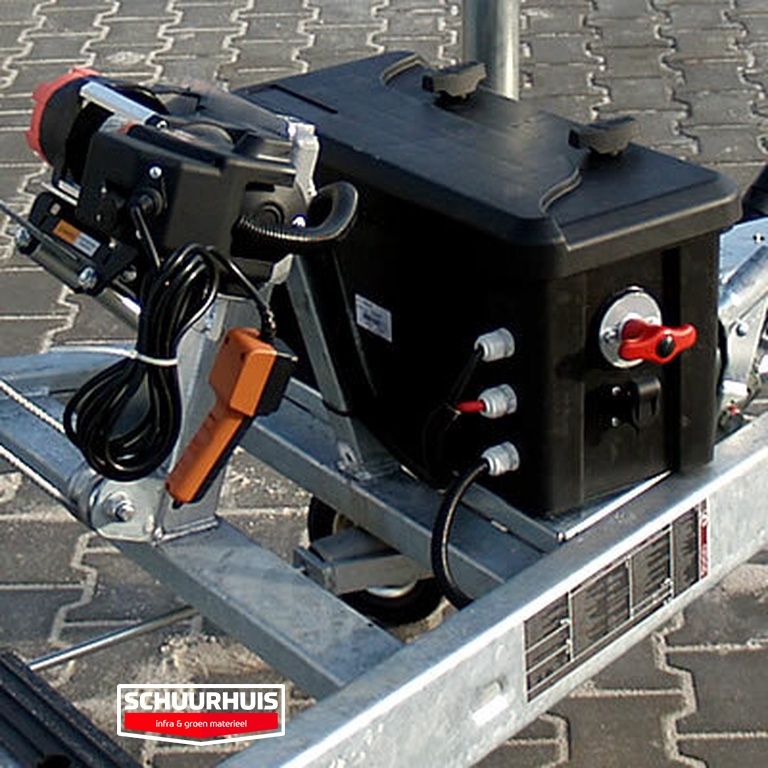 Haspelwagen TA-NO kantelbaar tandemasser 2 assen 2700kg & 3500KG