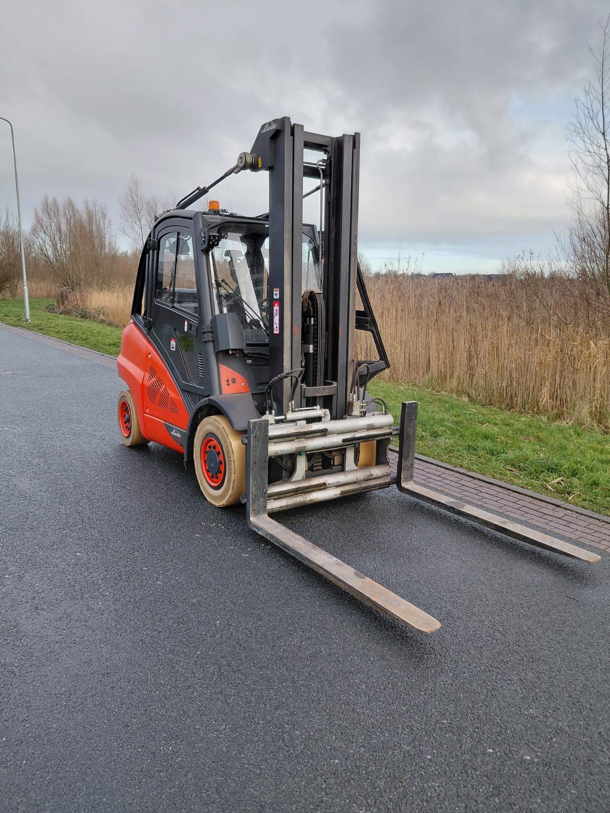 Heftruck linde h 50 lpg