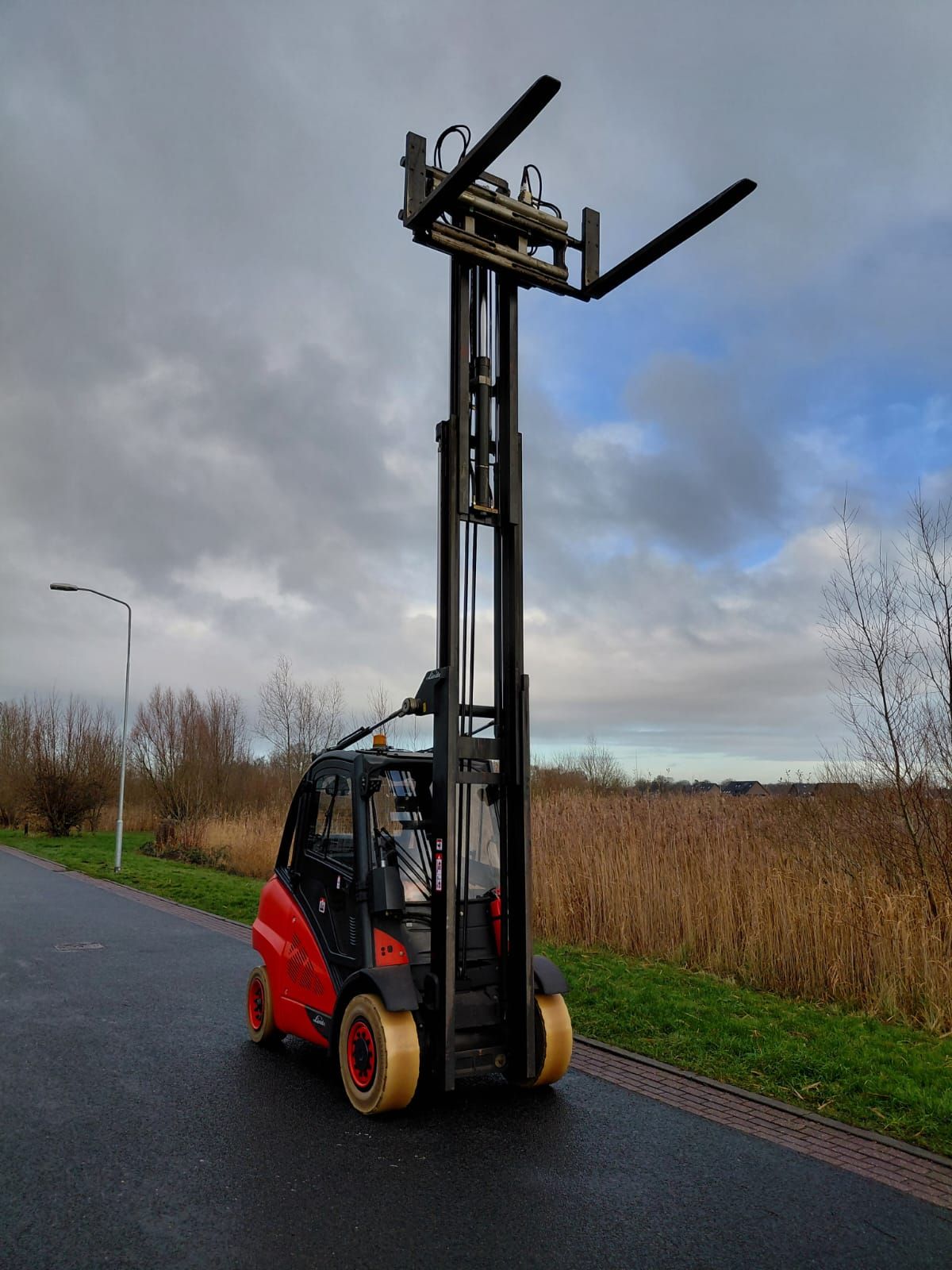 Heftruck linde h 50 lpg