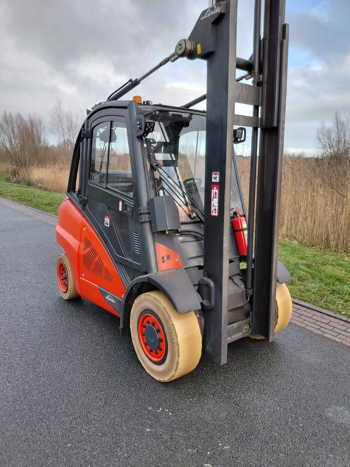 Heftruck linde h 50 lpg