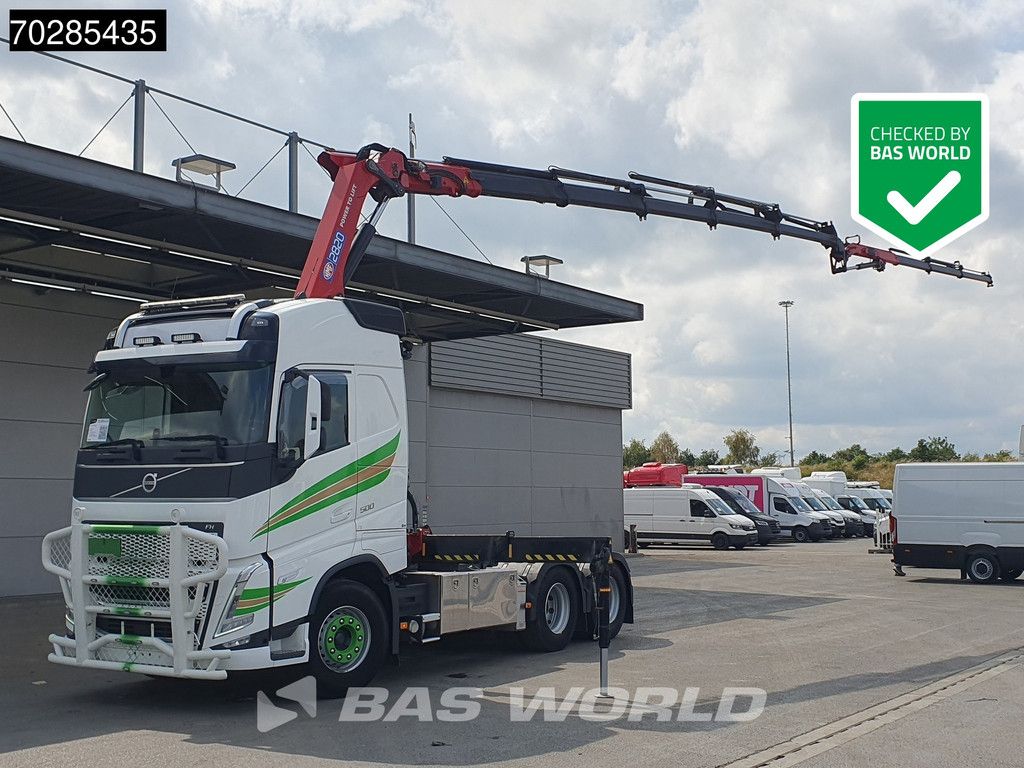 Volvo FH FH 500 6X4 Full-Air Liftachse HMF 2820K-RCS Crane+JIB Remote Control I-ParkCool VDS LED Kran