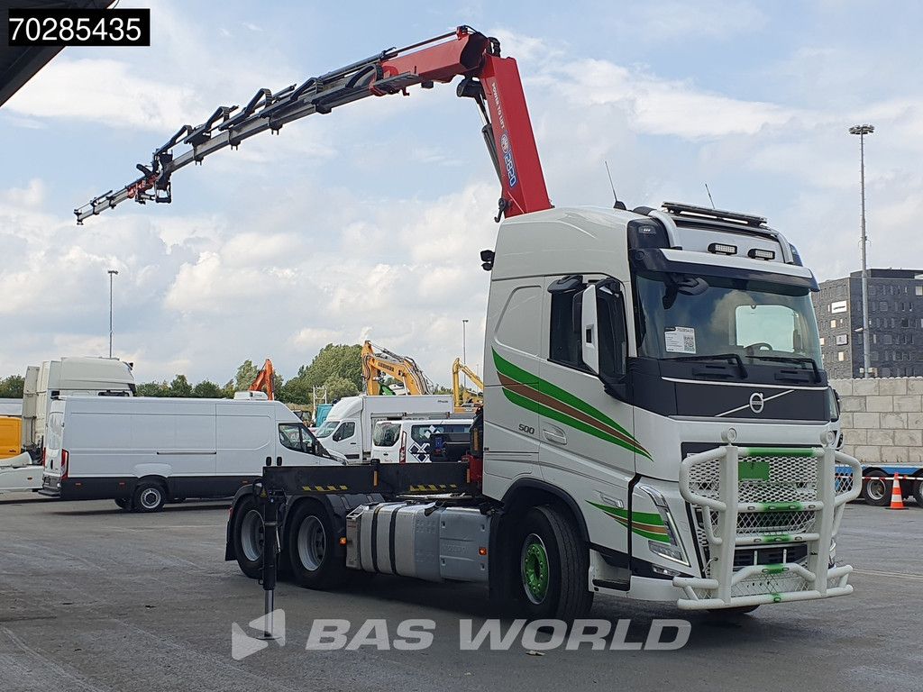 Volvo FH FH 500 6X4 Full-Air Liftachse HMF 2820K-RCS Crane+JIB Remote Control I-ParkCool VDS LED Kran