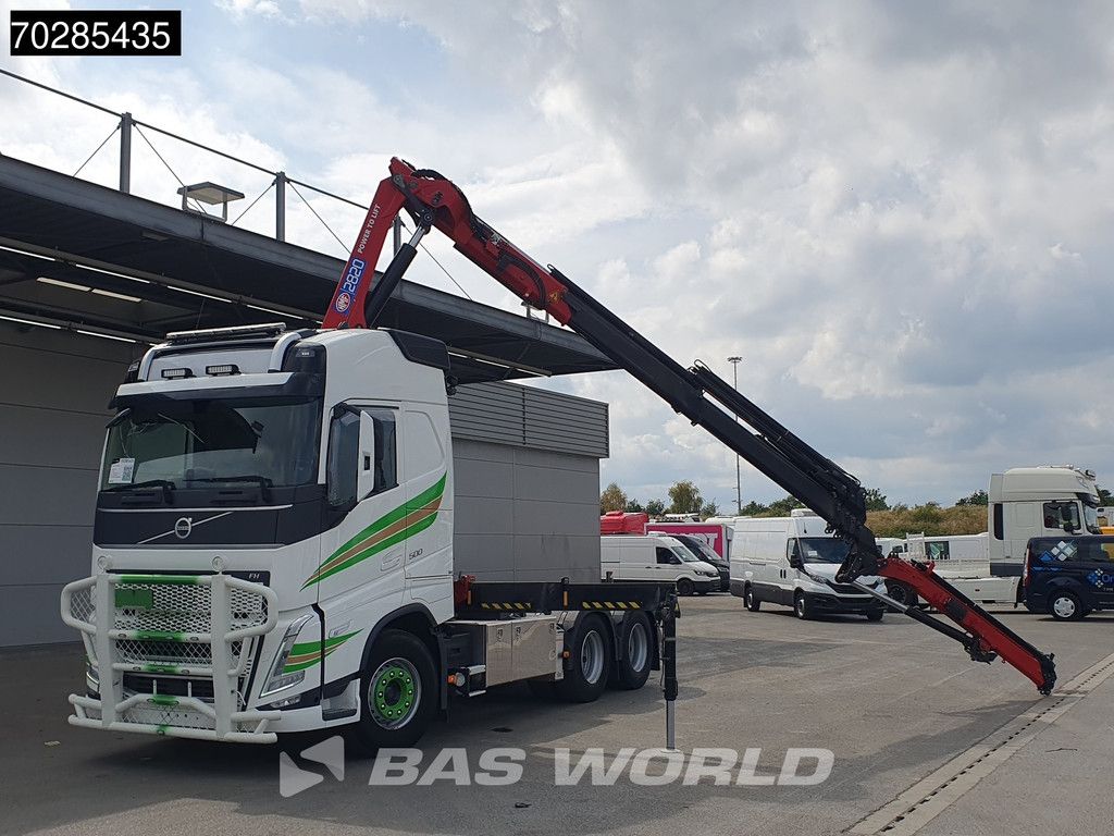Volvo FH FH 500 6X4 Full-Air Liftachse HMF 2820K-RCS Crane+JIB Remote Control I-ParkCool VDS LED Kran