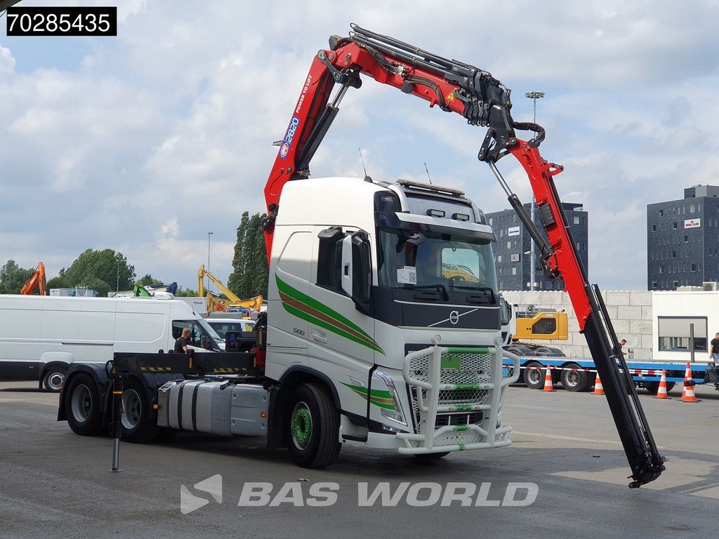 Volvo FH FH 500 6X4 Full-Air Liftachse HMF 2820K-RCS Crane+JIB Remote Control I-ParkCool VDS LED Kran