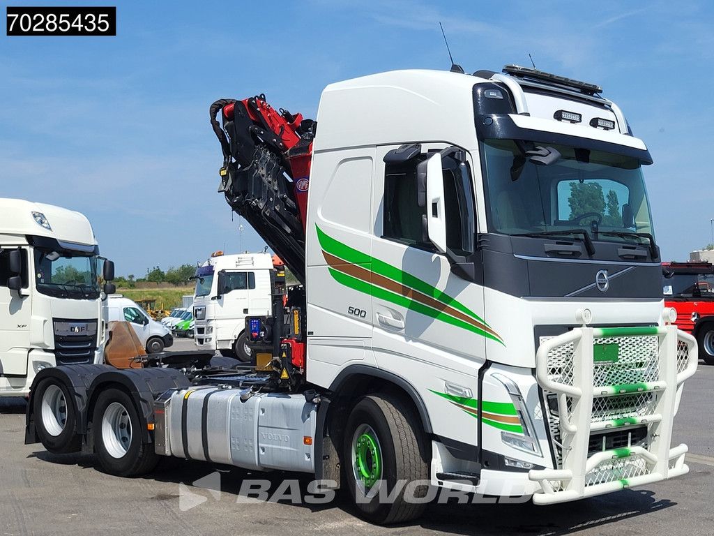 Volvo FH FH 500 6X4 Full-Air Liftachse HMF 2820K-RCS Crane+JIB Remote Control I-ParkCool VDS LED Kran